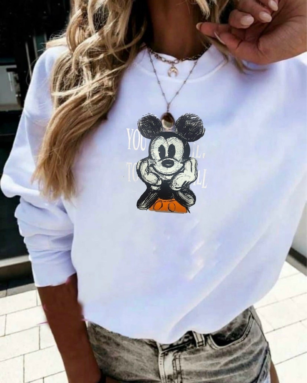 свитшот женская,толстовка с микки маусом женская,толстовка микки маус женская,свитшот дисней,праздничные свитшоты женские
