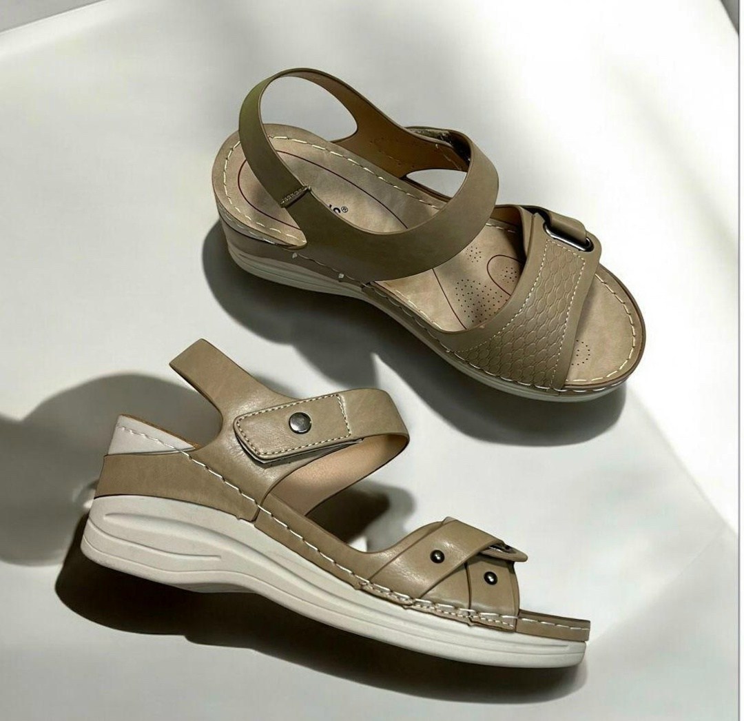 женские анатомические босоножки mubb 245 – бежевый,босоножки ортопедические,сандалии ортопедические женские,босоножки женские,