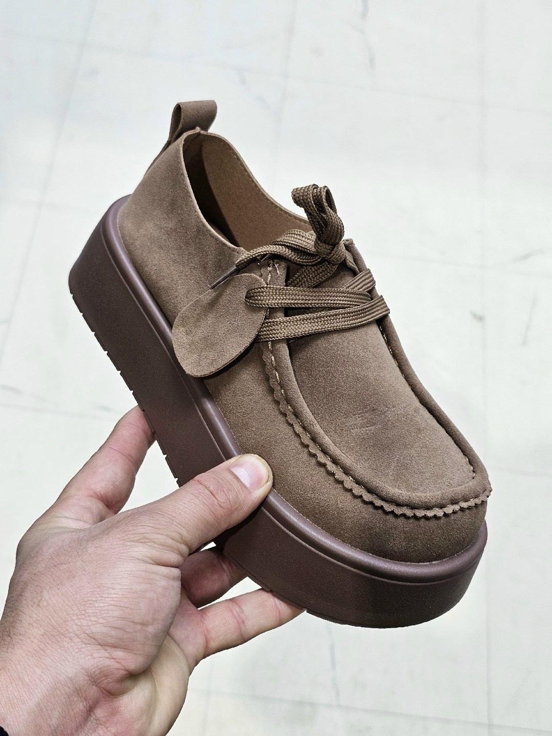 , женская, на платформе,замшевые кроссовки,повседневная