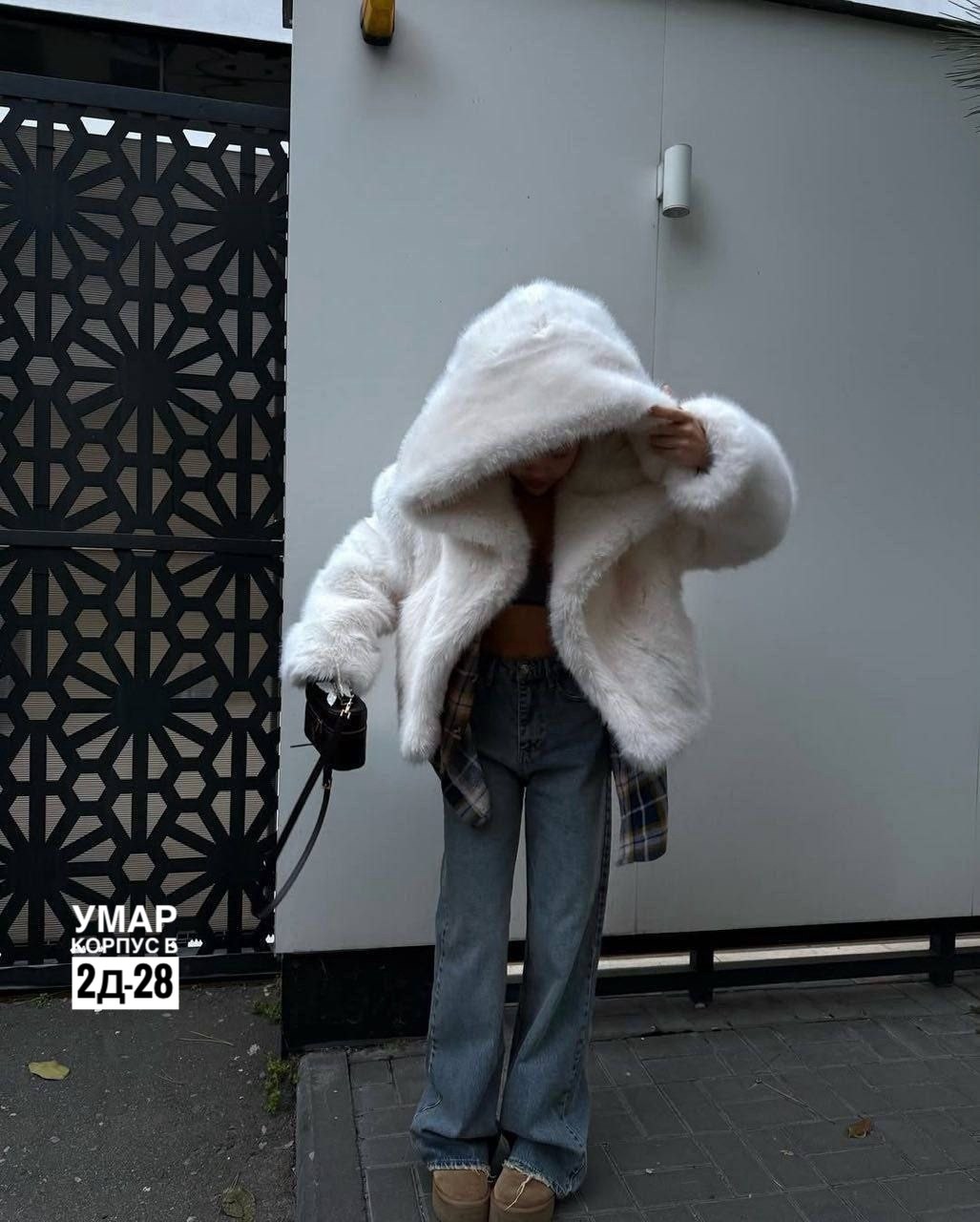 куртка джинсовая с мехом песца yana kraft brand,шуба куртка,искусственные шубы,куртка джинсовая с мехом,шуба женская из искусственного меха