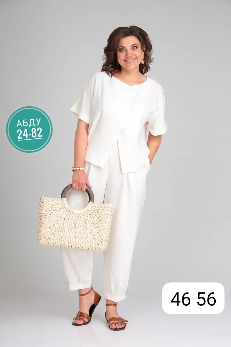 летние брючные костюмы,брючный костюм свободного кроя,брючный костюм michel chic 1337 темно-синий,брючный костюм для полных женщин,летний брючный костюм michel chic 1337 /1 темно-синий двойка