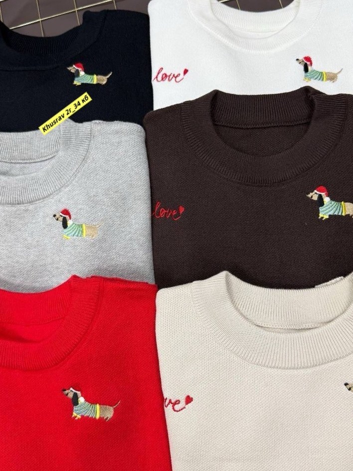 детский свитер,свитер с вышивкой,трикотажный свитер,свитер,свитер для девочки