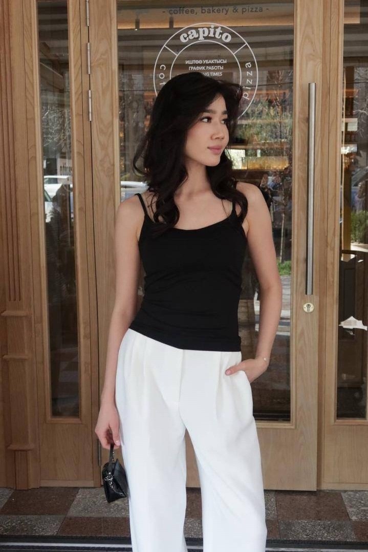 модные брюки,модные наряды,майка женская,одежда летняя,корейские стили