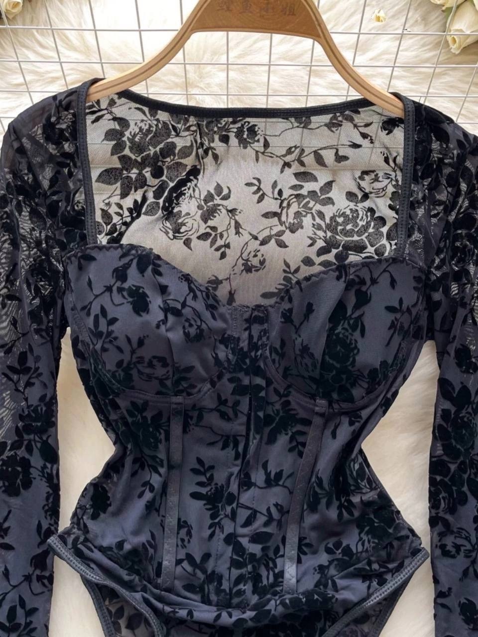 гипюровое боди,боди с длинными рукавами,ажурное боди,кружевное боди,боди для женщин