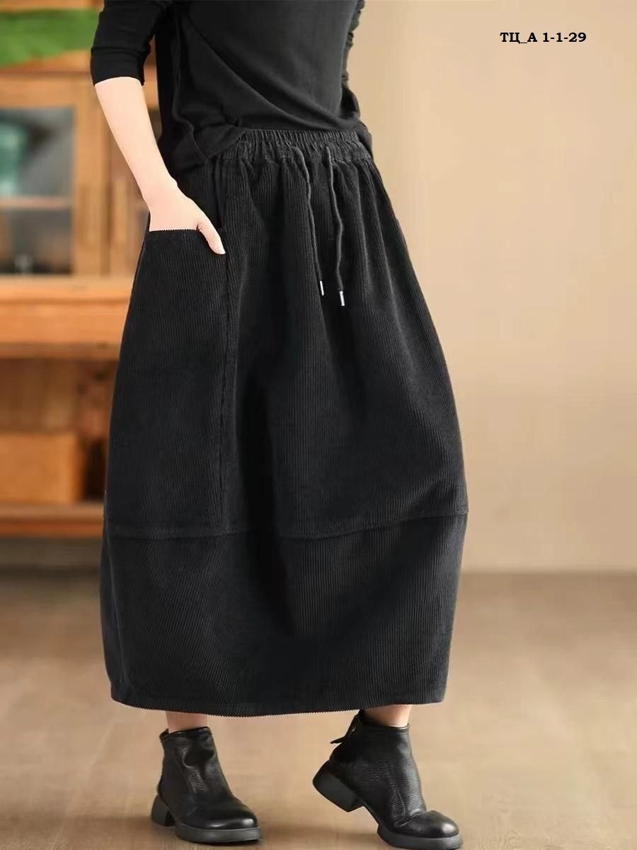 женская вельветовая юбка nini wonderland,длинная вельветовая юбка,юбка вельветовая макси бохо,женская вельветовая юбка-макси tiyihailey,юбка вельветовая бохо