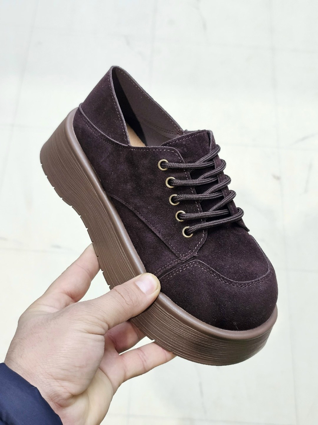 , женская, на платформе,замшевые кроссовки,повседневная