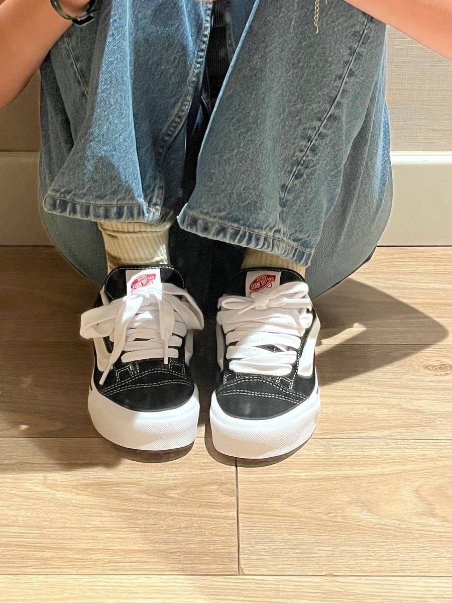 ванс кроссовки,кеды vans old skool,кеды vans knu skool,кроссовки,кроссовки vans knu skool black/white premium