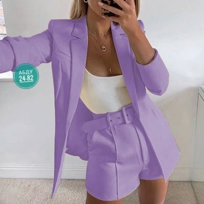 женский костюм с шортами,одежда мода,летний женский деловой костюм с шортами и пиджаком,повседневный костюм,желтый костюм
