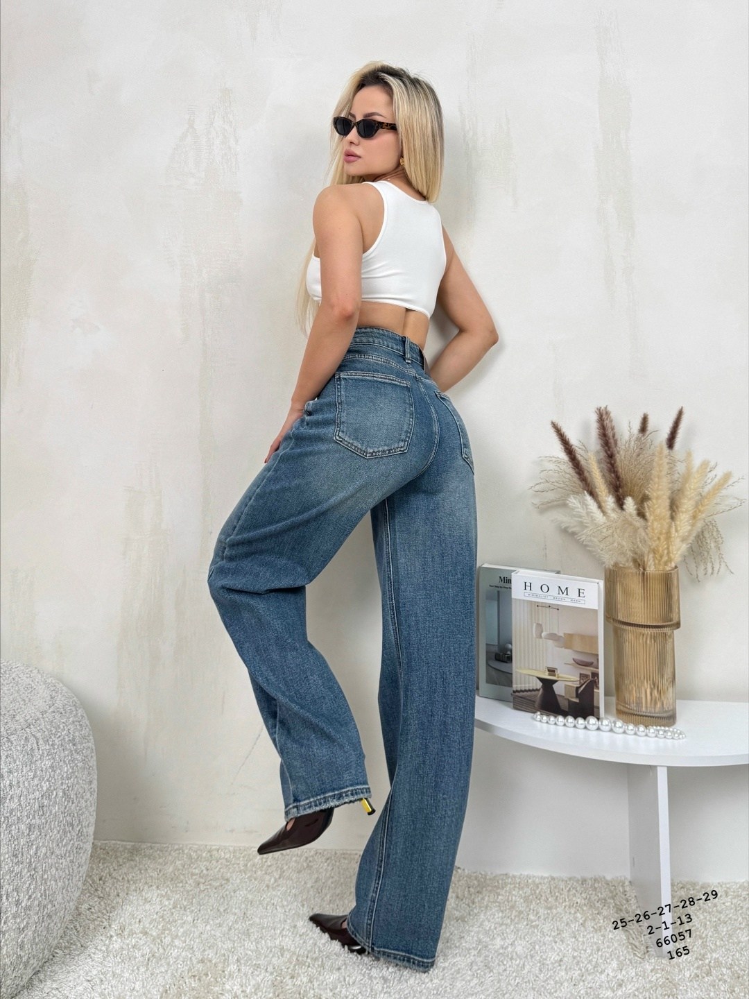 джинсы широкие с высокой посадкой kenchin,джинсы широкие с высокой посадкой vailo,женские джинсы,джинсы палаццо,джинсы широкие