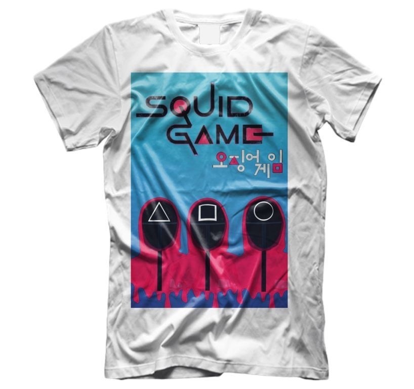футболка игра в кальмара,игра в кальмара squid game,футболка с принтом игра в кальмара,squid game футболка,игра кальмар