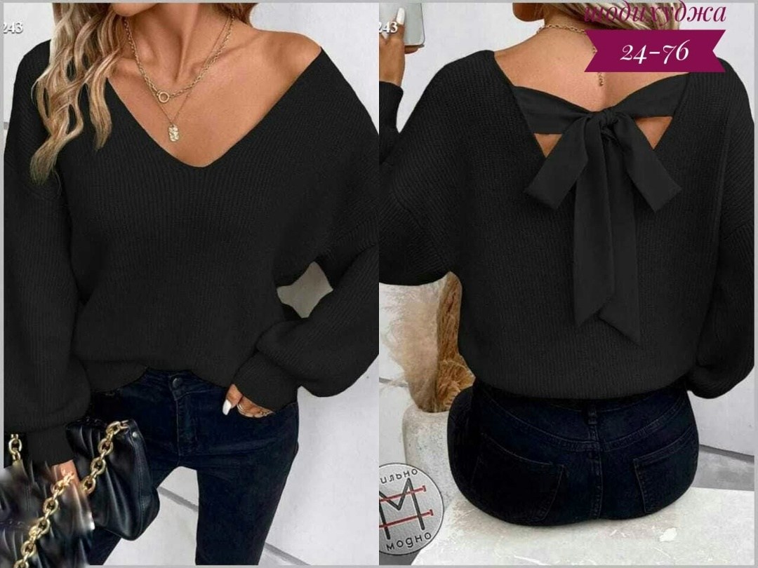 кофта с бантом,женская блузка,свитер с бантом на спине,женские кофты,кофта с бантом на спине