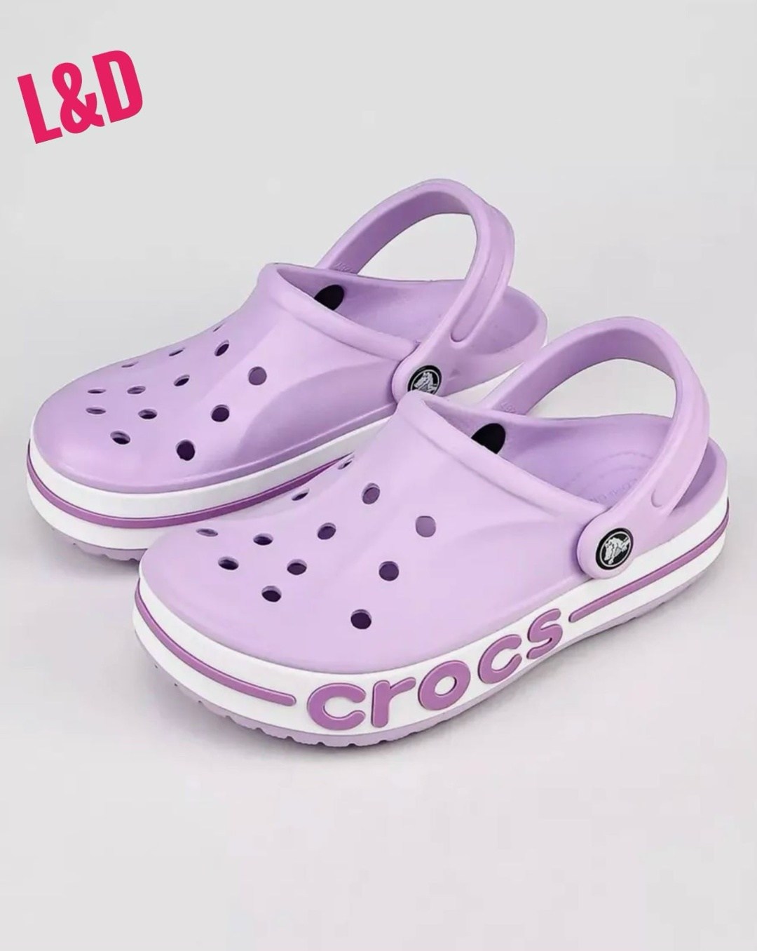 сабо crocs crocs bayaband цвет розовый размер 38-39,сабо crocs,сабо crocs bayaband clog розовый,сабо crocs bayaband clog розовый/светло-розовый,crocs розовые женские