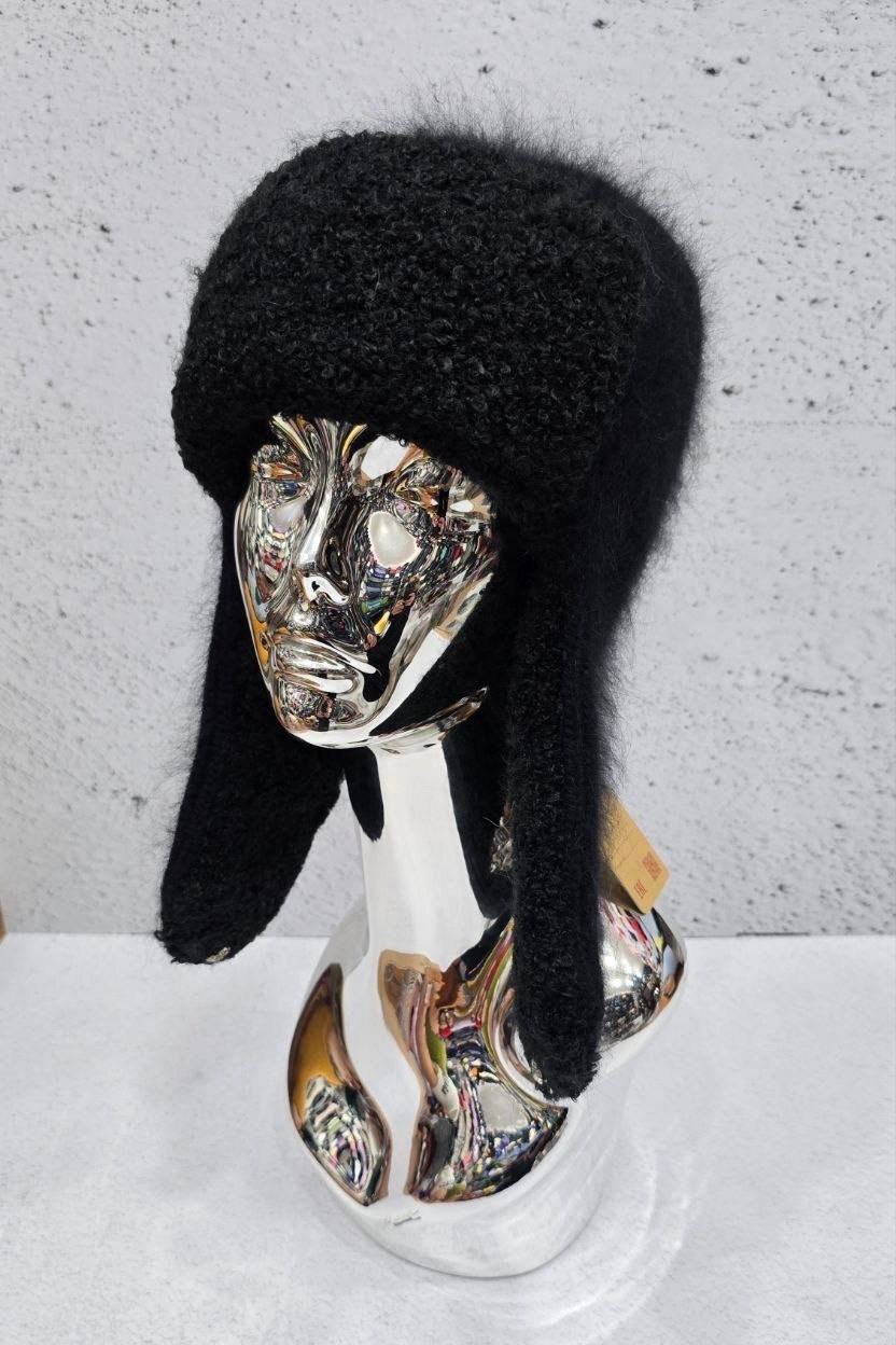 шапка ушанка,шапка ушанка вязаная зимняя женская ангора,шапка ушанка из натурального меха,шапка ушанка женская,шапка ушанка женская меховая