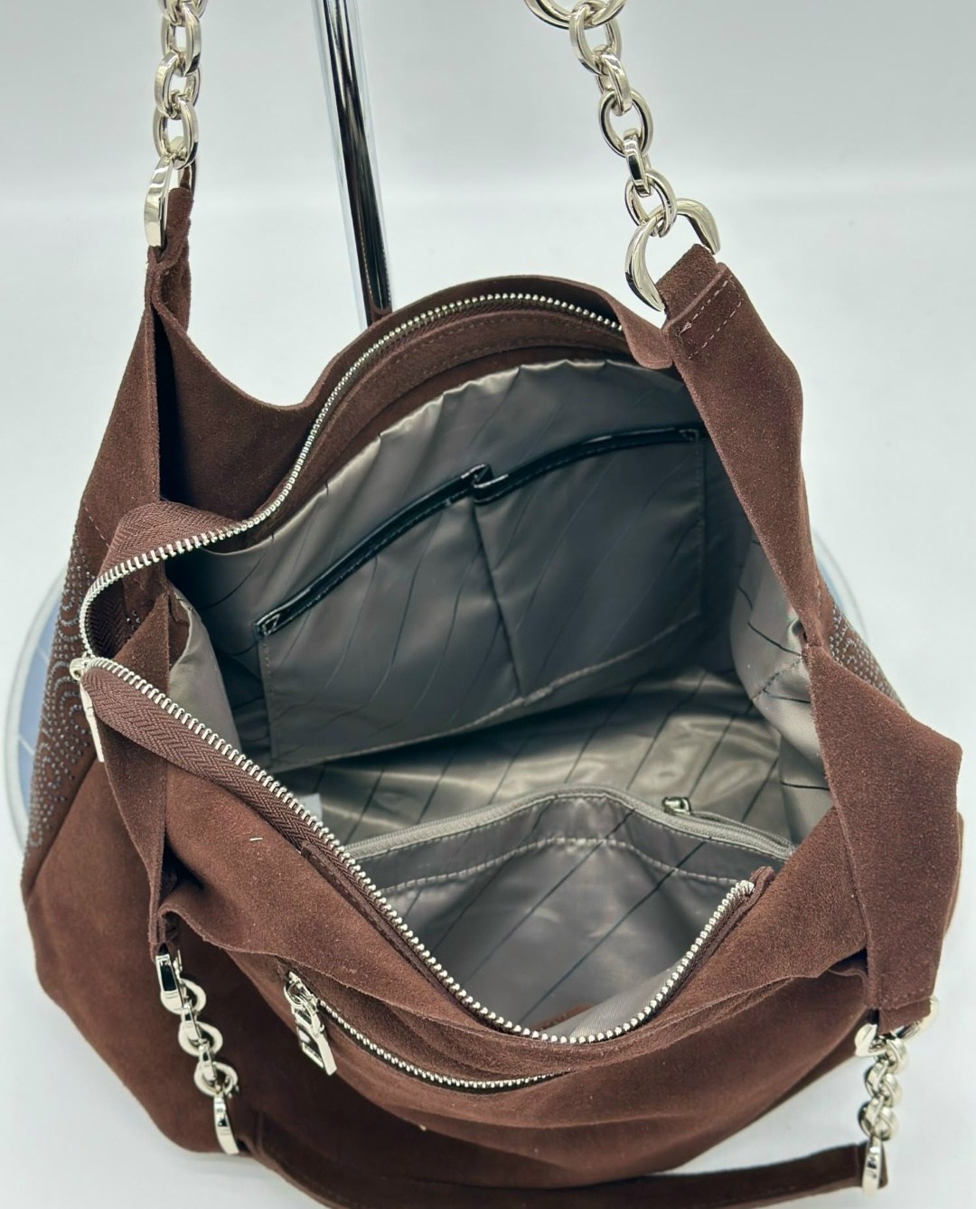 сумка женская иск/кожа+нат/замша kenguluna-19216,сумка замшевая женская,замшевая сумка,женская сумка,сумка женская из натуральной замши