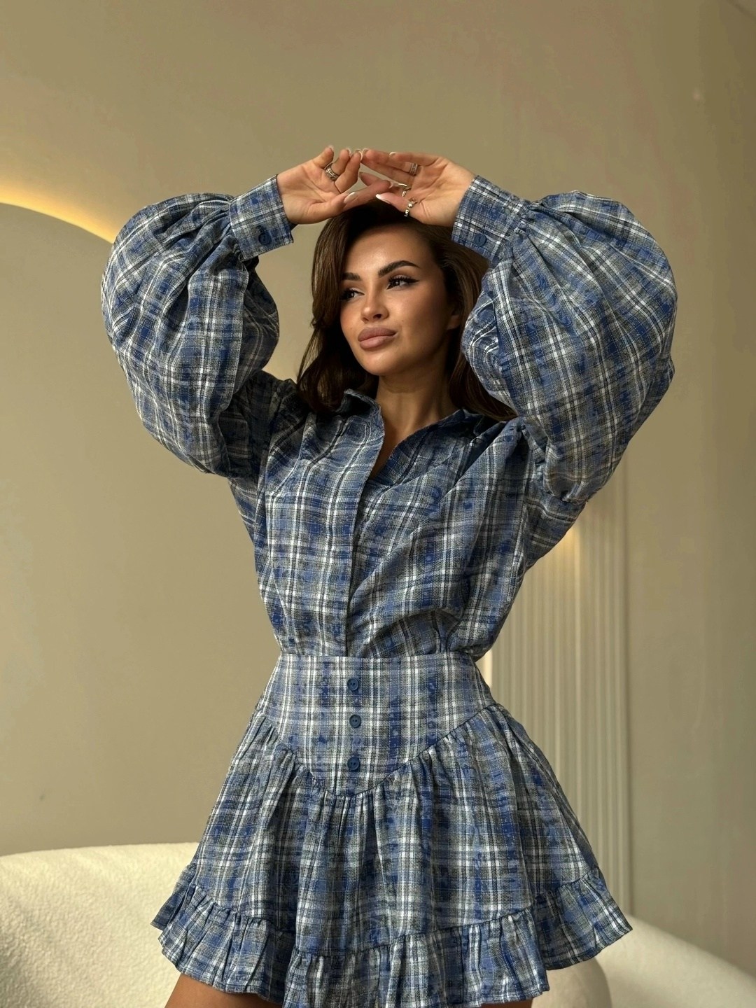 костюм с юбкой женский,костюм с юбкой и рубашкой,костюм с рубашкой и юбкой в клетку,костюм с юбкой в клетку,костюм с юбкой