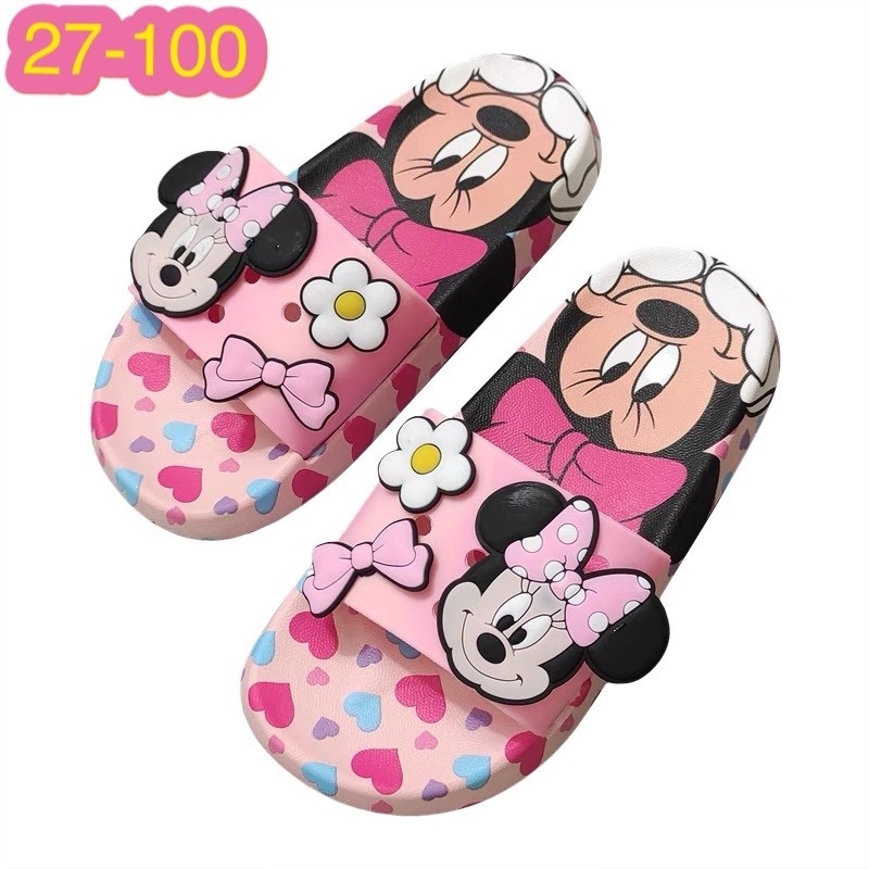 детские шлепанцы,шлепанцы микки маус,детские тапочки,тапочки для девочек,летние детские сандалии disney