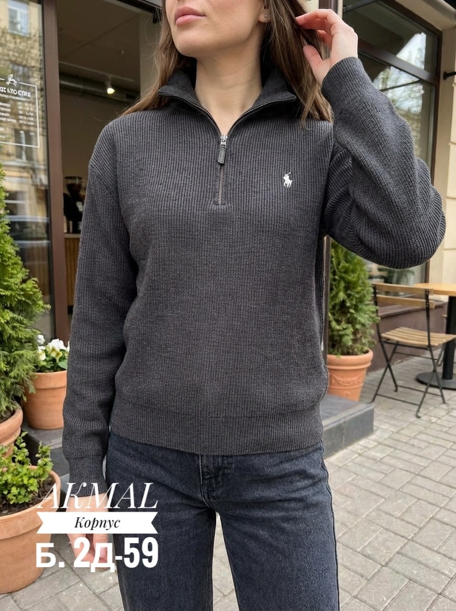 кофта на замке,женская кофта,женский свитер,свитер с горлом на молнии оверсайз kk fashion,поло кофта