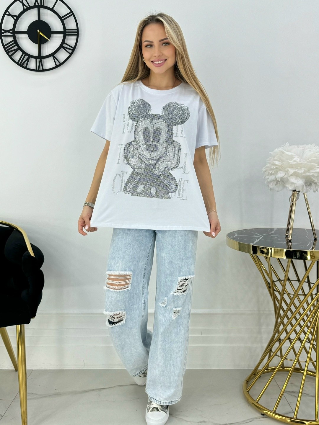 футболка оверсайз y2k варенка со стразами белая micca,футболки женская,футболка варенка с принтом fashion moll m&a,футболка женская белая,футболки женская оверсайз