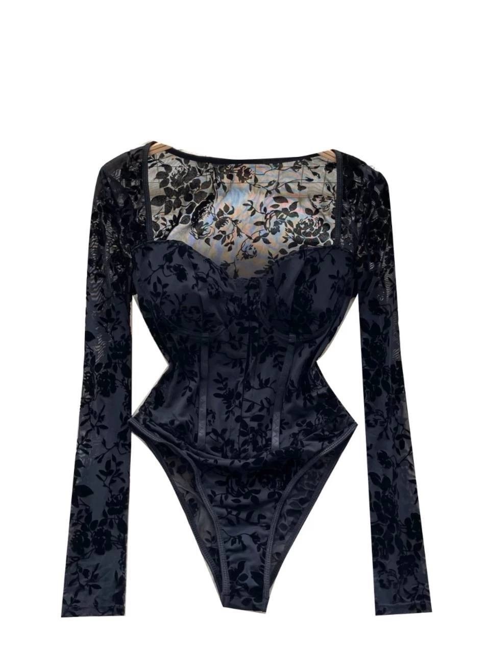 гипюровое боди,боди с длинными рукавами,ажурное боди,кружевное боди,боди для женщин