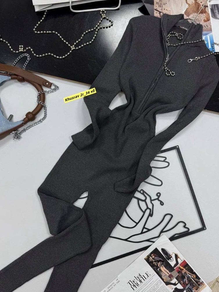 комбинезон на флисе,комбинезон женский,комбинезон,брючный комбинезон,комбинезон трикотажный облегающий чёрный