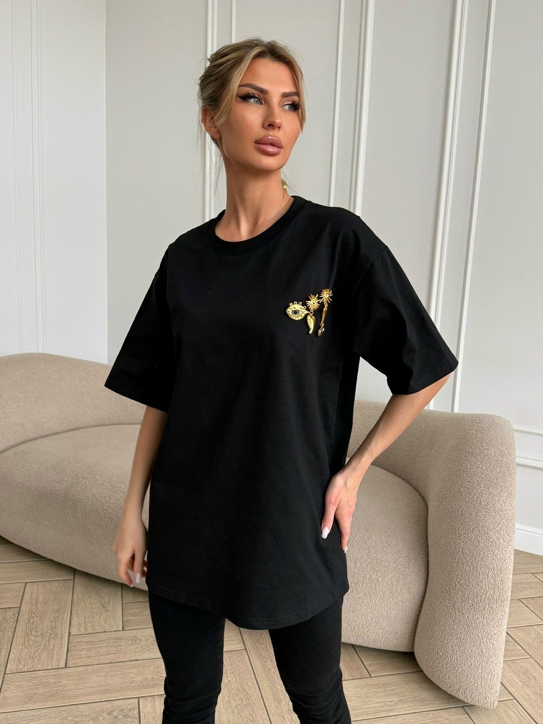 футболка оверсайз,футболки оверсайз женские,футболка оверсайз с принтом mika by lady nice,футболки оверсайз с принтами,футболка оверсайз коричневая