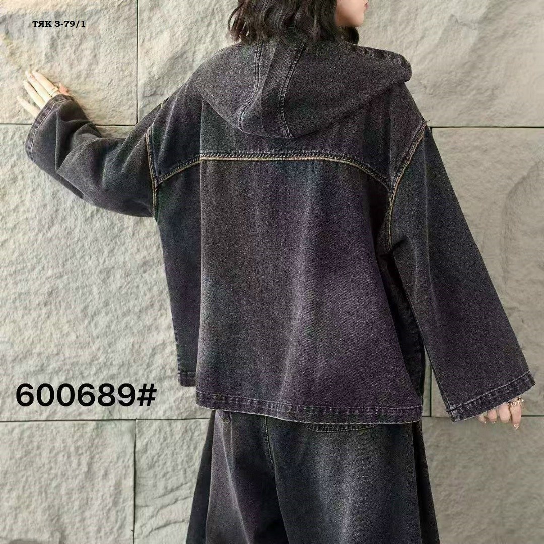 женский костюм с капюшоном из джинсовой ткани,женский джинсовый костюм с капюшоном,джинсовый костюм женский больших размеров,женская джинсовая куртка с капюшоном,джинсовая куртка с капюшоном