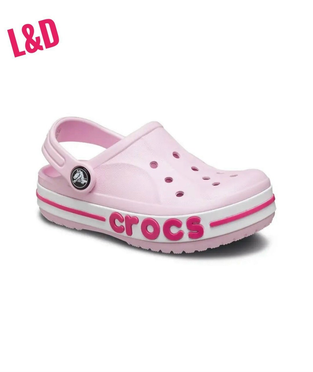 сабо crocs crocs bayaband цвет розовый размер 38-39,сабо crocs,сабо crocs bayaband clog розовый,сабо crocs bayaband clog розовый/светло-розовый,crocs розовые женские