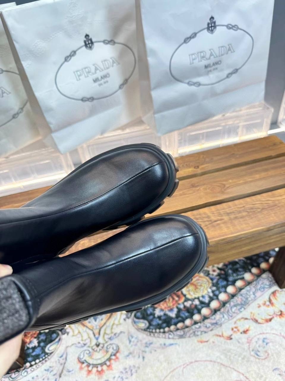 ,ботинки prada,ботинки женские,прада ботинки,кожаные ботинки prada