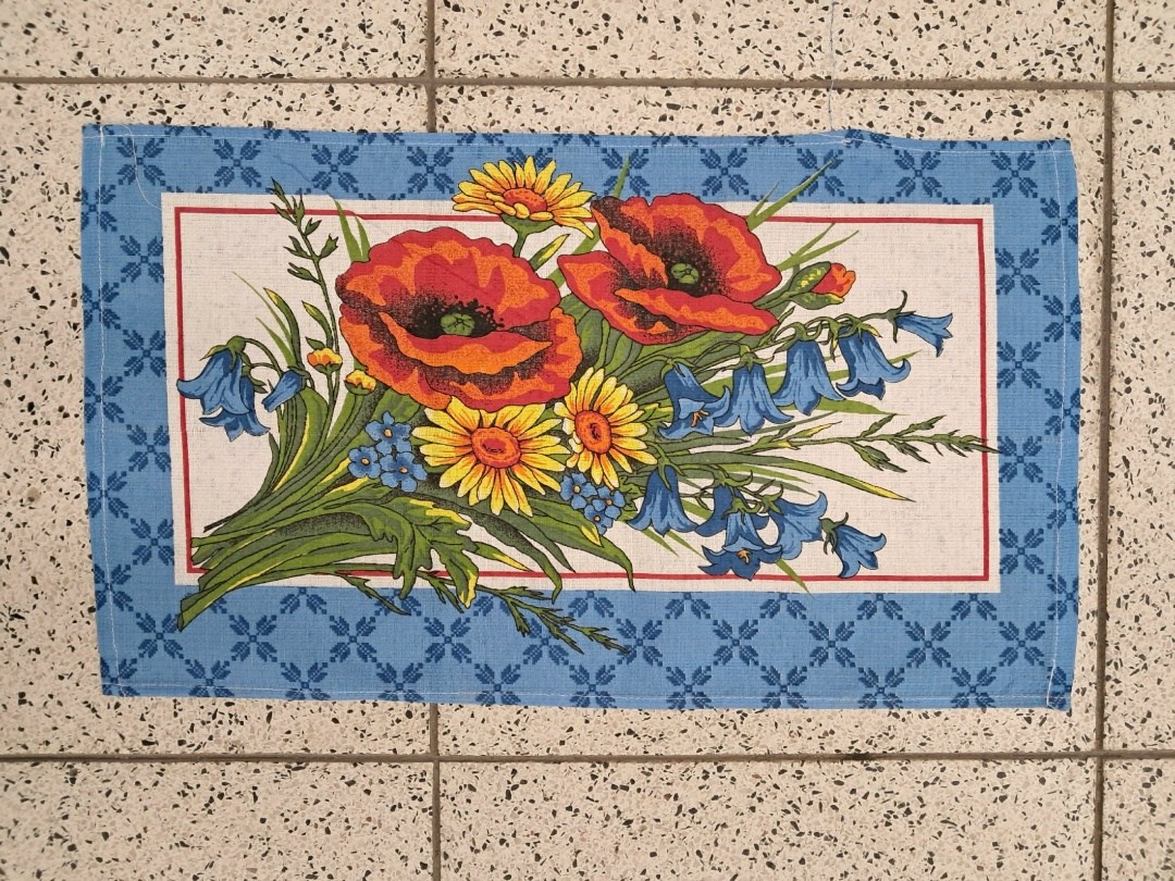 полотенца кухонное,полотенца вафельные,ткань полотно вафельное 50 см "герберы" рис 5575,элди полотенце кухонное 45х75,полотенца кухонное махровое