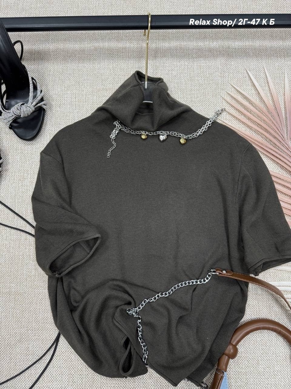 водолазка с короткими рукавами,женский свитер,свитер с короткими рукавами,женский пуловер,свободный свитер