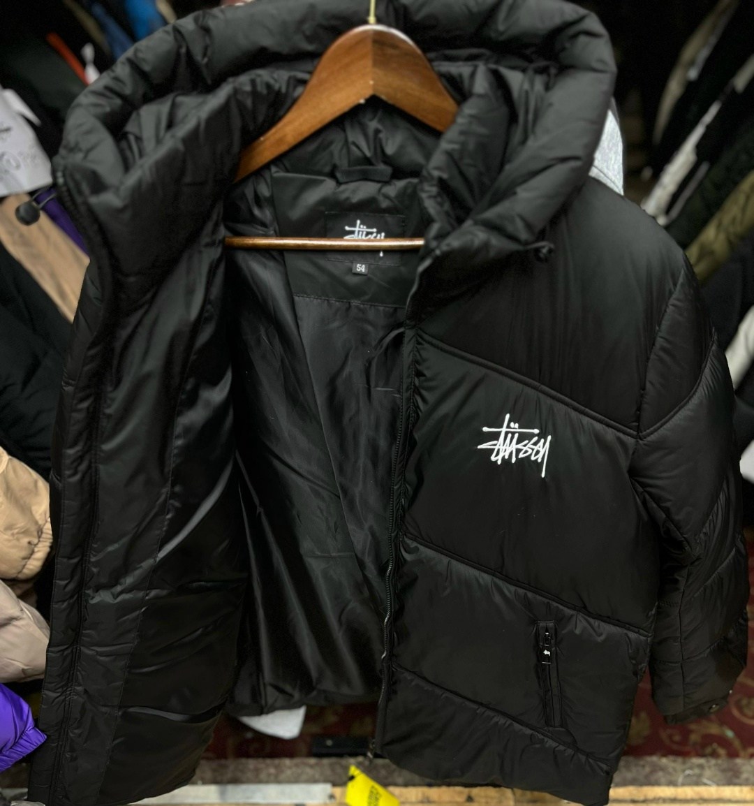 куртка зимняя stussy,куртка пуховик stussy,пуховик утепленный зимний куртка stussy,пуховик stussy,stussy куртка