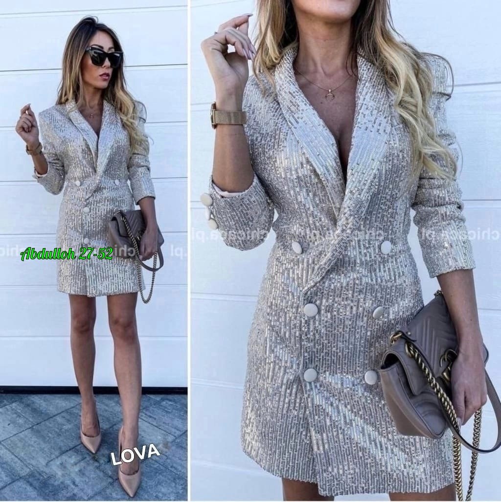 платье пиджак,платье пиджак в паетках,платье пиджак с пайетками,платье пиджак с блестками,платье