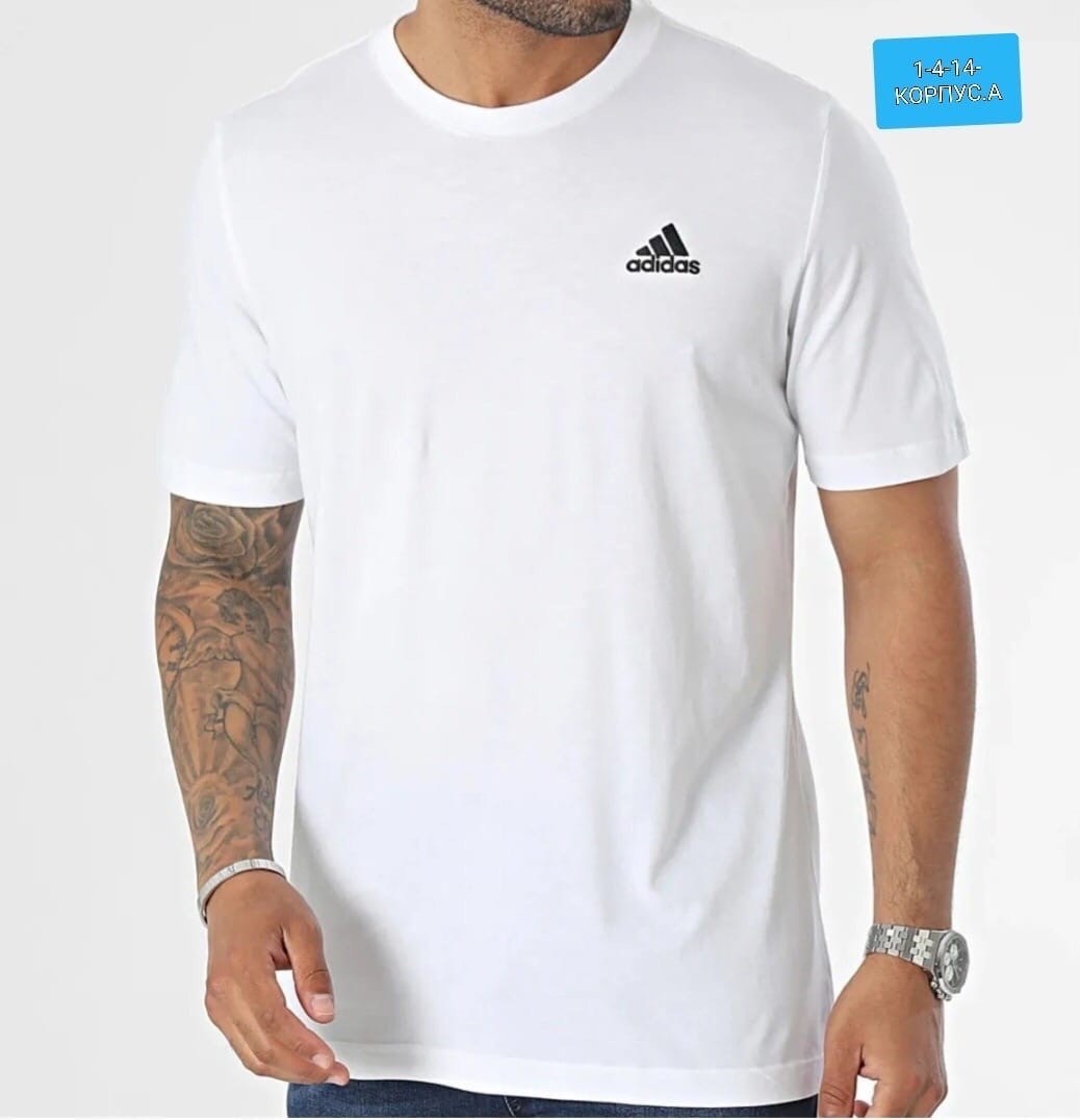 футболка мужская adidas,белые adidas,футболка спортивная adidas,футболка adidas из хлопка adidas,adidas футболка
