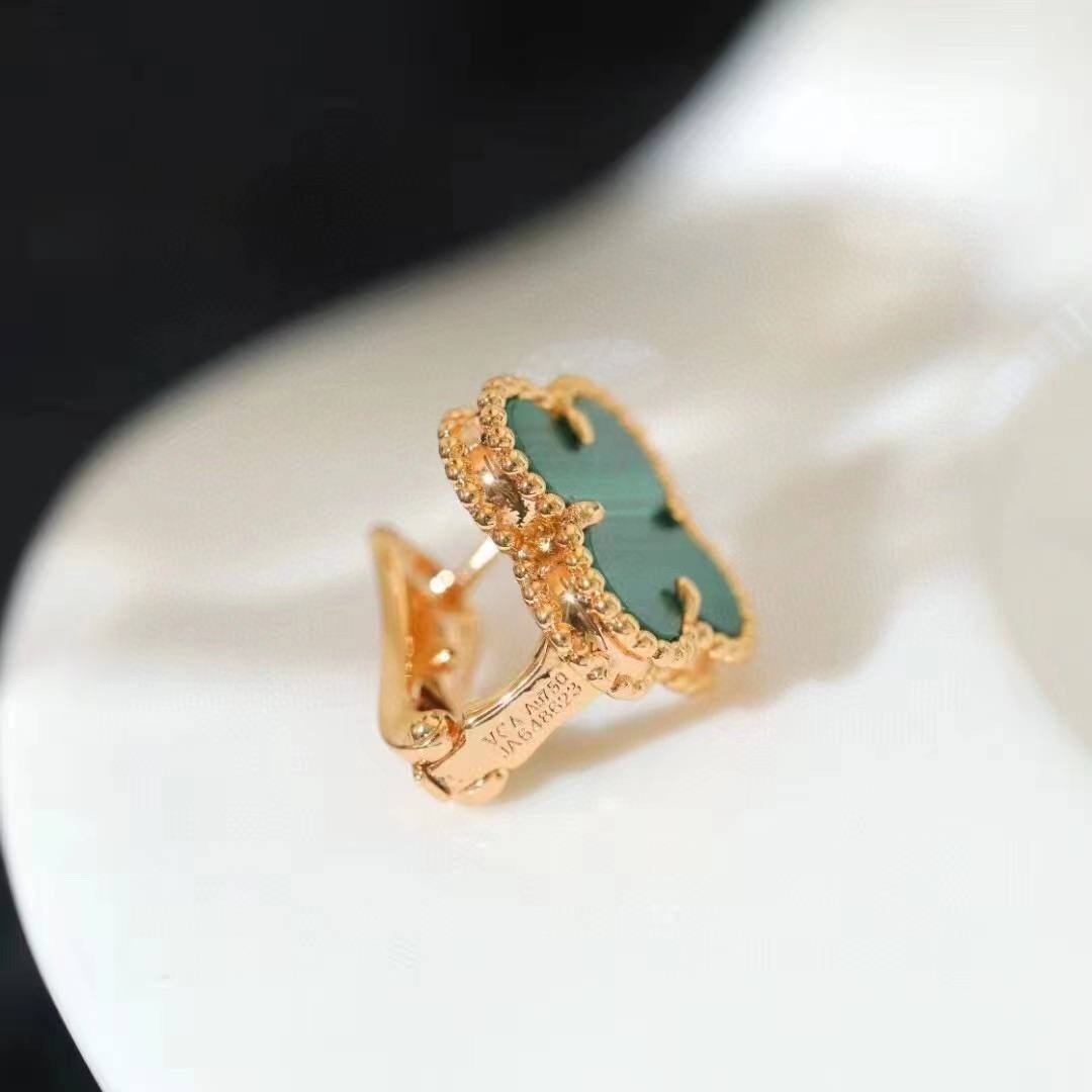 серьги vintage alhambra van cleef & arpels,ван клиф серьги клевер зеленые,серьги из четырехлистного клевера van cleef,серьги клевер четырехлистный ван клиф,van cleef & arpels earrings vintage alhambra