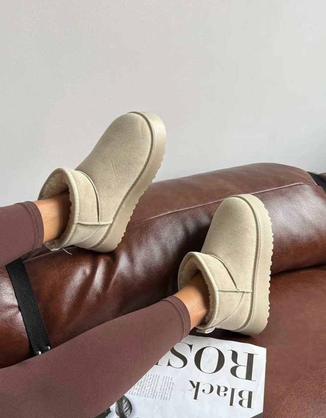 женские угги,угги зимние короткие на толстой подошве na moda,угги зимние с мехом короткие на платформе,угги,угги зимние замш moda for life