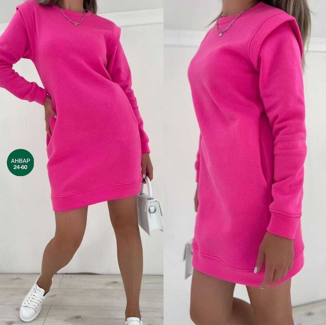 платье на флисе,туника из флиса,трикотажное теплое платье,теплое платье,платье трикотажное теплое с начесом