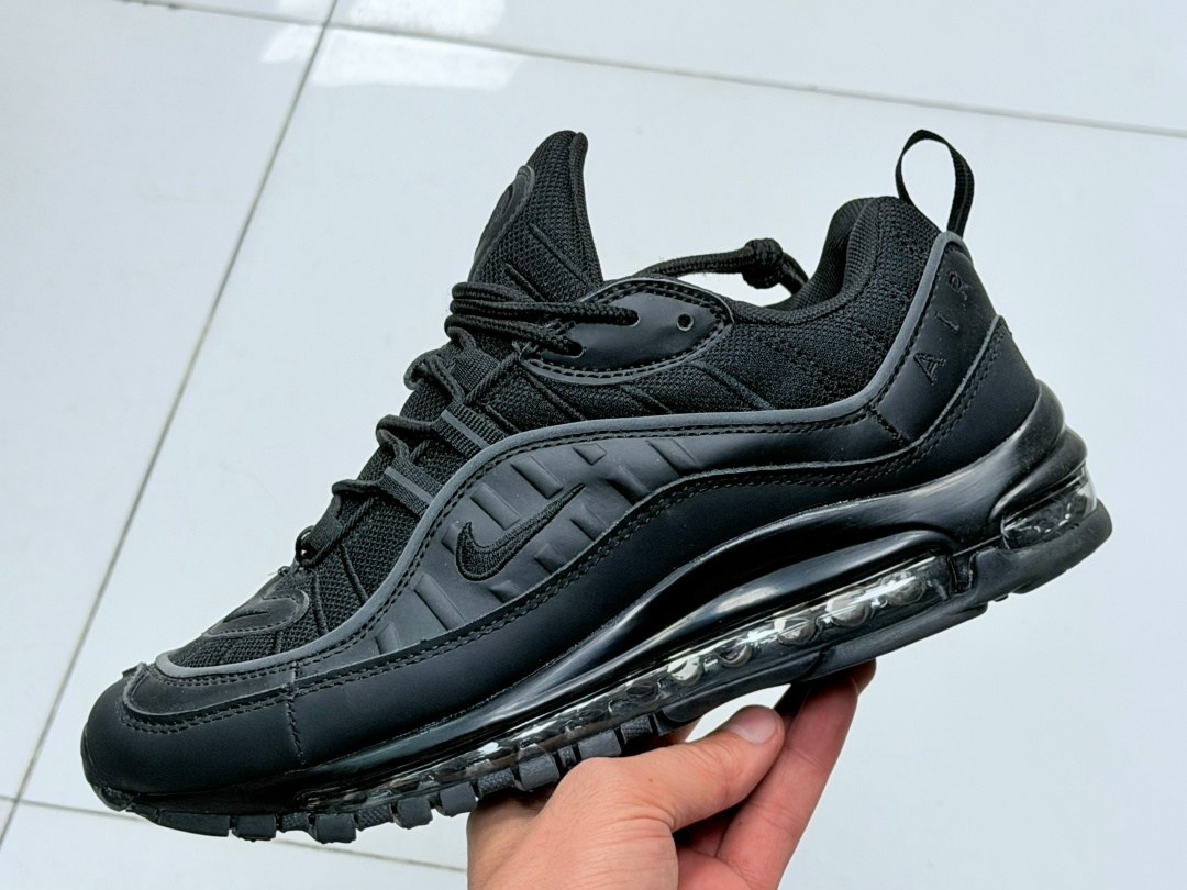 кроссовки,nike air max 98,nike air max,аир макс 98 черные,кроссовка мужской
