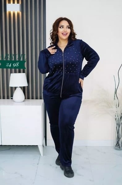 велюровый костюм больших размеров ltmoda,велюровые костюмы для полных женщин,велюровые костюмы,женский велюровый спортивный костюм большого размера,женский спортивный костюм больших размеров