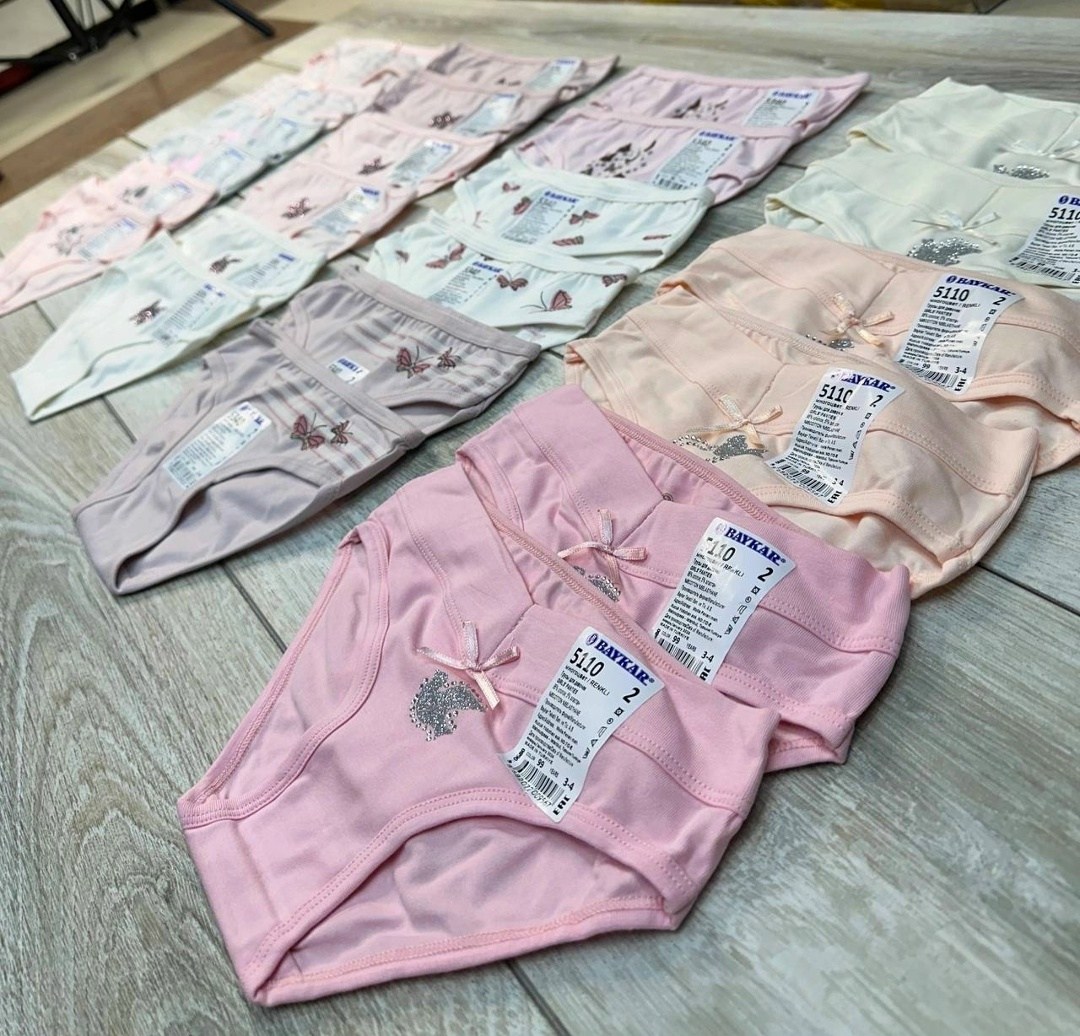 комплект трусов слипы baykar для девочек 3 шт,трусы baykar для девочки,комплект трусов слипы baykar нижнее белье 3 шт,трусы девочкам donella,трусы для девочки