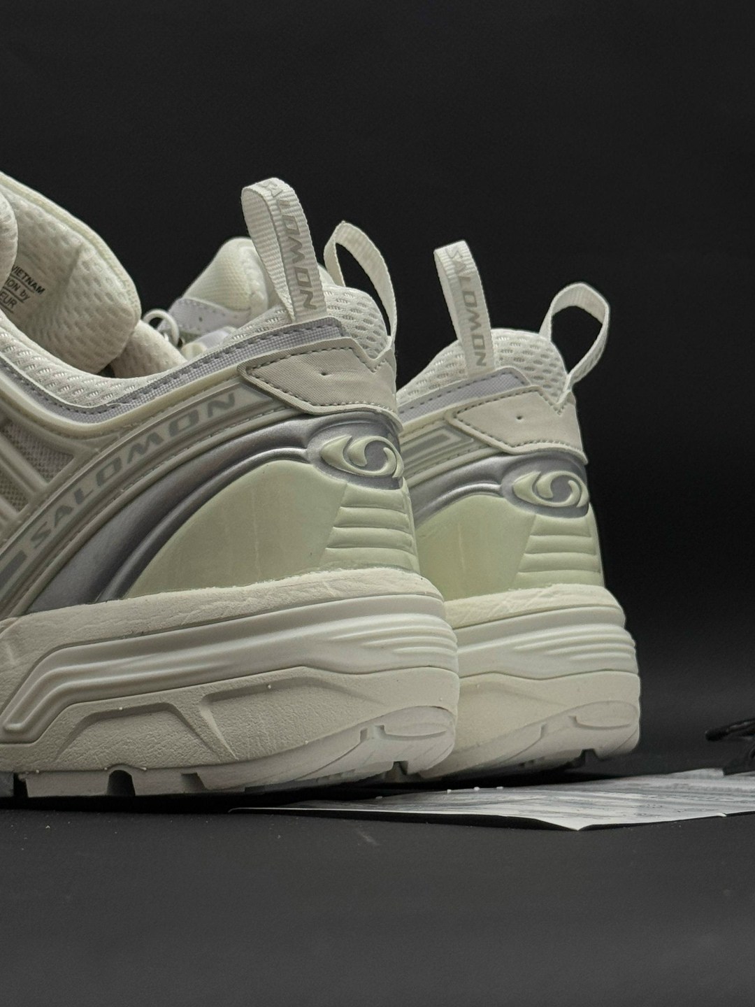 кроссовки salomon acs pros цвет white vanilla ice & lunar rock,кроссовки salomon acs pros,кроссовки salomon acs pro advanced,кроссовки salomon,кроссовки ice acs pro белого цвета с ванилью salomon