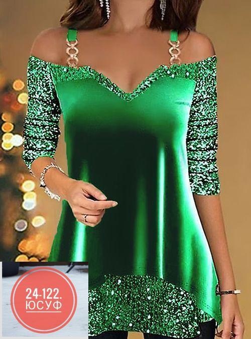 платье модный стиль,женская кофта ткань креп+пайетка,блузка стильная,блузка модная,кофта пайетки