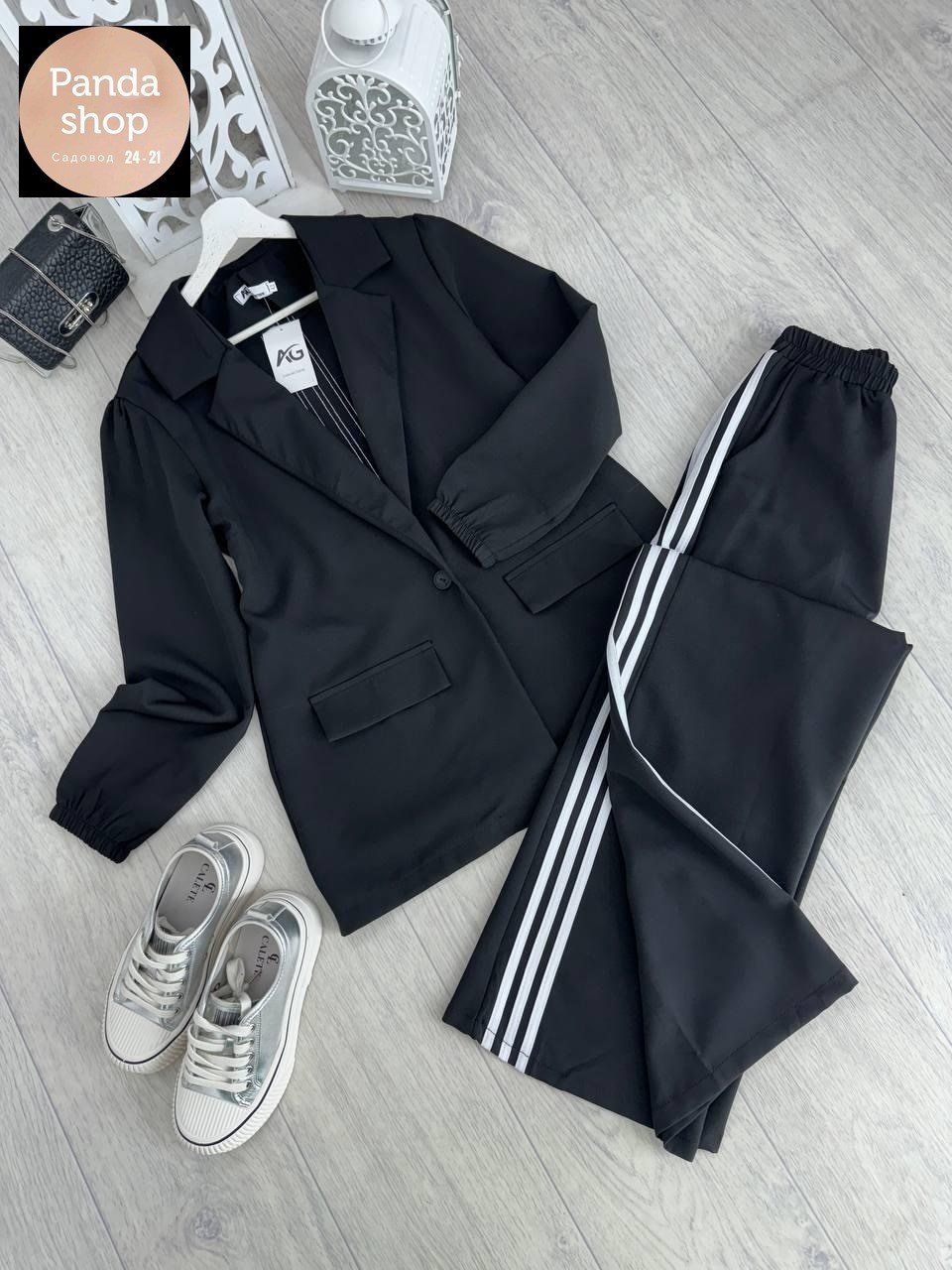 костюм двойка женская,женские костюмы,костюм с лампасами,костюм двойка брючный оверсайз,