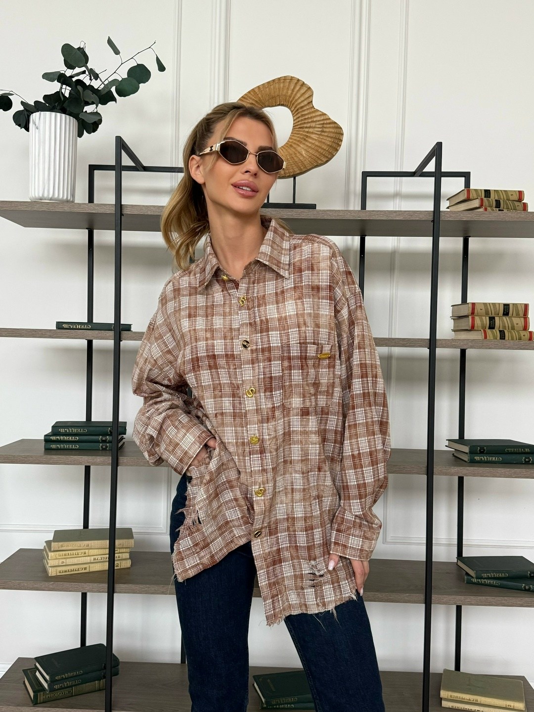 рубашка оверсайз в клетку хлопок pahomova oksana,рубашка женская оверсайз в клетку,рубашка женская в клетку,рубашка в клетку оверсайз летняя esstobee,рубашка оверсайз в клетку теплая