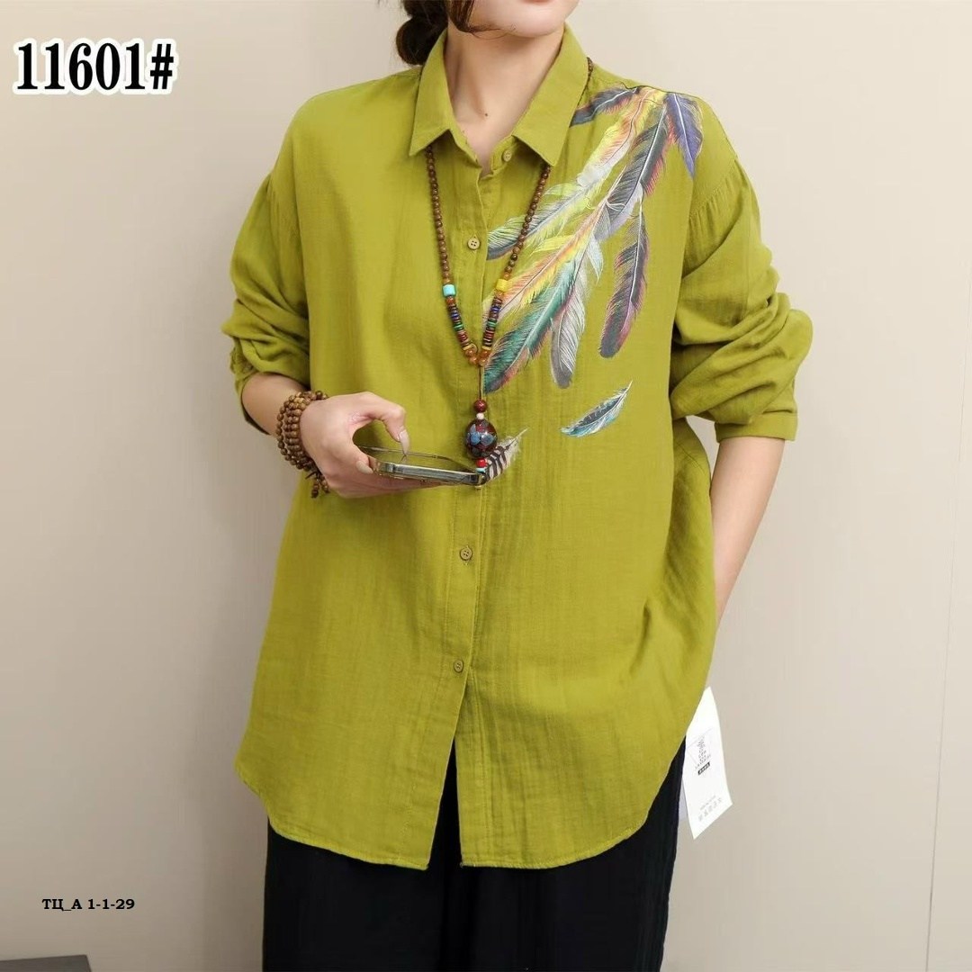 женская рубашка,рубашка из хлопка и льна,рубашка повседневная,рубашка женская льняная,женская свободная рубашка с длинным рукавом