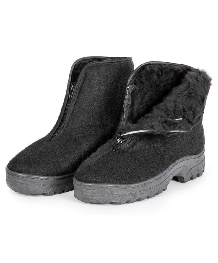 ,ботинки рабочие зимние спецобъединение прощай молодость валенки мужские на подошве войлочные черные,мужские ботинки суконные прощай молодость,ботинки суконные,валенки анирус размер 41 черный