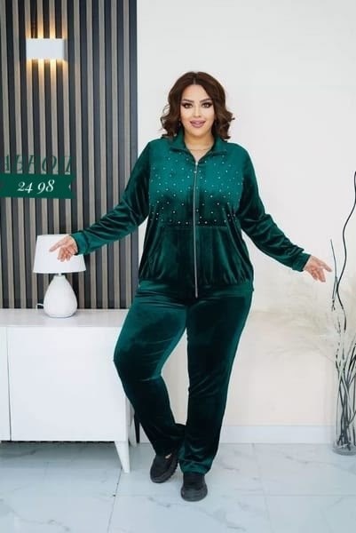 велюровый костюм больших размеров ltmoda,велюровые костюмы для полных женщин,велюровые костюмы,женский велюровый спортивный костюм большого размера,женский спортивный костюм больших размеров
