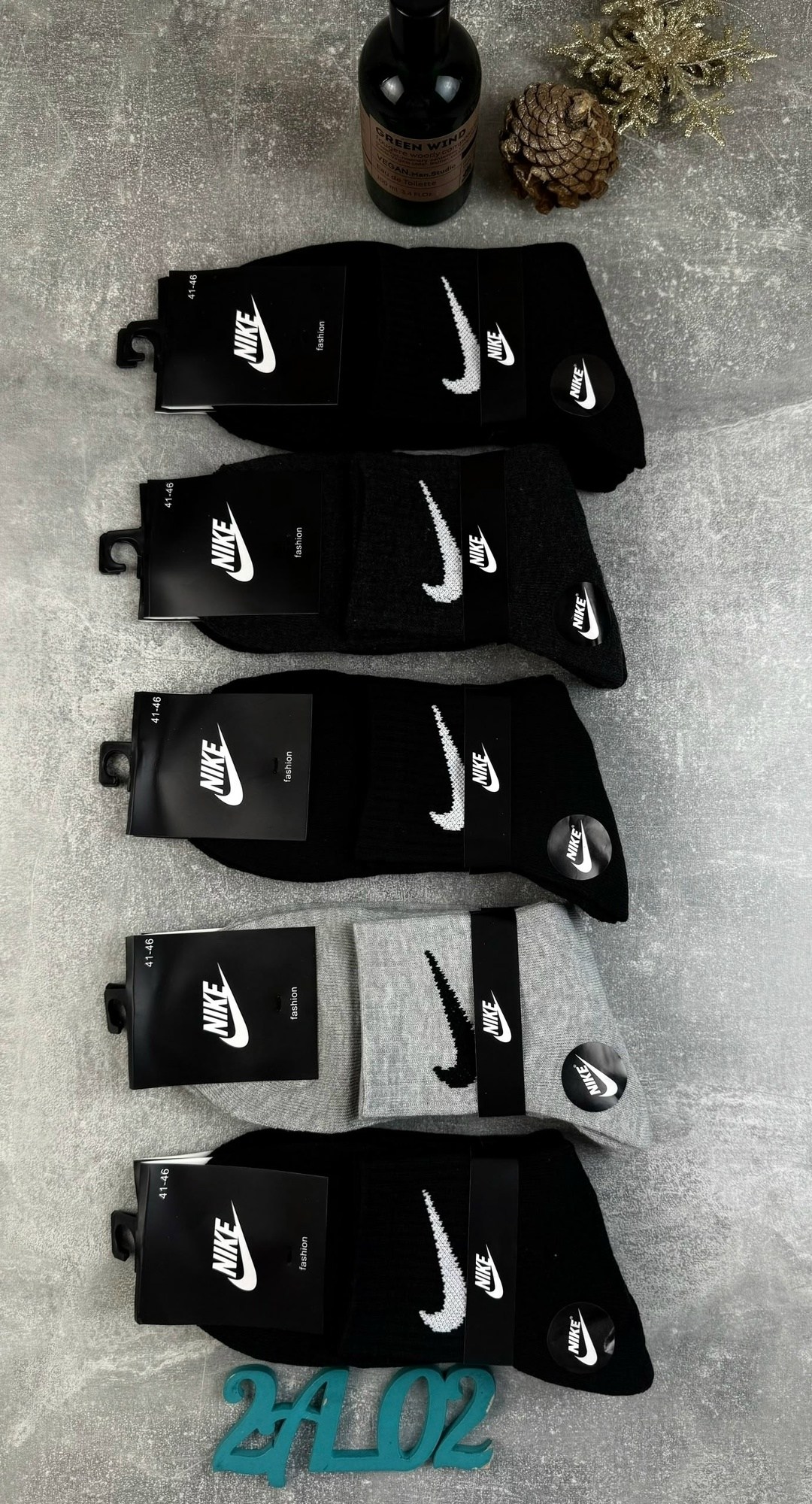 носки средние хлопковые набор 5 пар nike,носки мужские,носки мужские 10 пар nike,мужские носки спортивные,носки спортивные