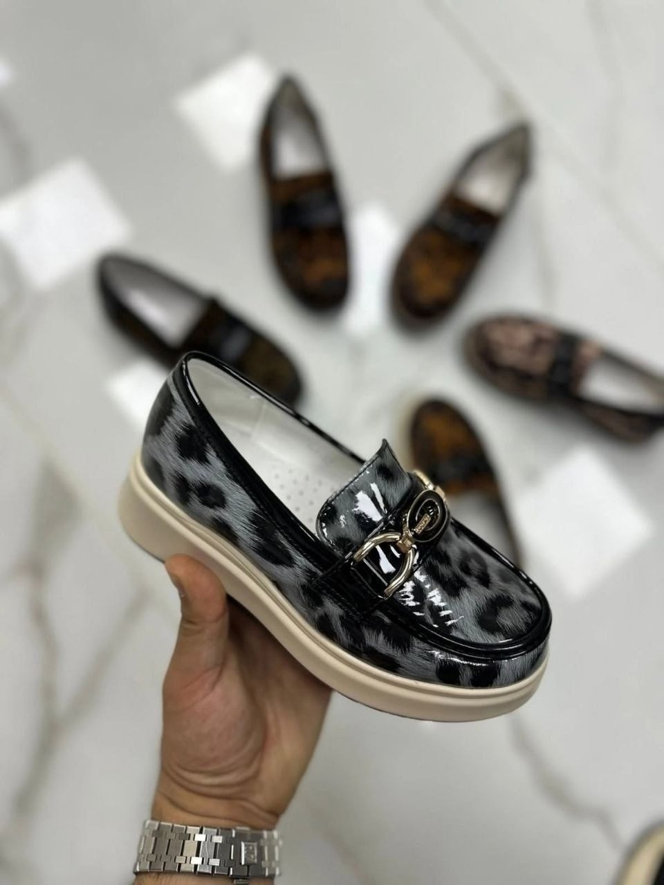 ,леопардовые балетки эконика,лоферы эконика леопардовые,обуви,лоферы леопардовые