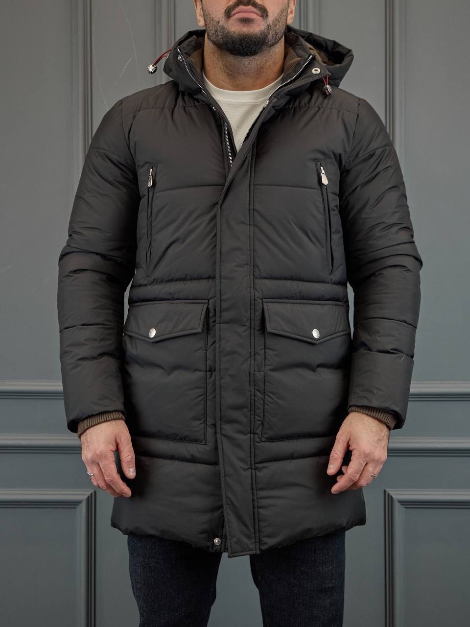 мужская зимняя куртка,зимняя куртка,пуховик зимний длинный с капюшоном куртка grizman,пуховик зимний мужской,пуховик мужской зимний с капюшоном