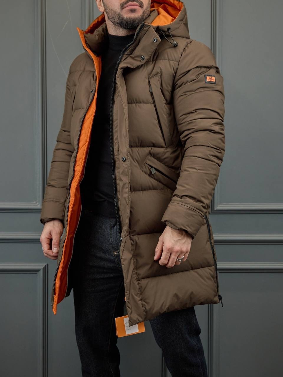 мужская куртка зима,зимняя куртка мужская "hermes",мужской зимний пуховик hermes 46-54,мужская куртка hermes зима внутри тинсулет,куртка зимняя удлиненная